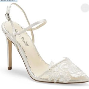 Bella Belle SYLVIA Lace Flower Wedding Shoes